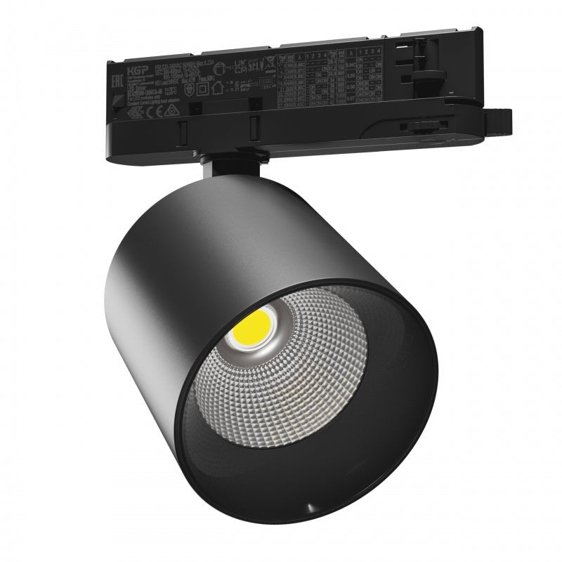Spectrum artemida maxi LED 42W 3000K lampe de plafond noire, CRI &gt;90, 4500 lumens, IP20, 36-60 degrés, garantie de 2 ans