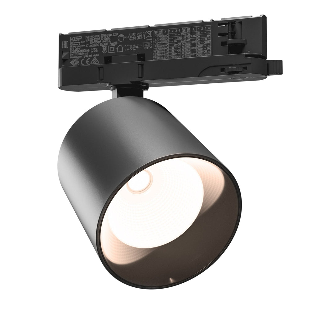 Spectrum artemida maxi LED 42W 3000K lampe de plafond noire, CRI &gt;90, 4500 lumens, IP20, 36-60 degrés, garantie de 2 ans