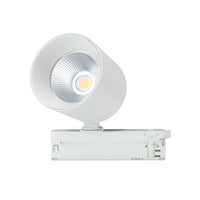 Spectrum Artemida Maxi LED downlight blanc 42W 3000K >90 CRI 4500 lumen IP20 montage sur rail 3 phases