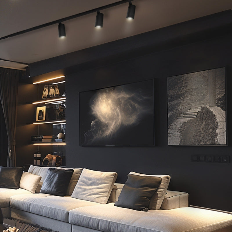 Spectrum Andromeda Prime Projecteur LED sur Rail 3-Phases 16W 230V CCT 25° 1750 lumens IP20 Noir