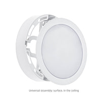 Spot encastré 2 en 1 Spectrum Algine 12W 150 lumen blanc chaud 3000K IP20 rond pour montage au plafond et au mur