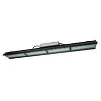 Suspension LED Spectrum Halls Line 200W noir, 4000K, 30000 lumens, dimmable, IP66, angle de 90°, éclairage industriel