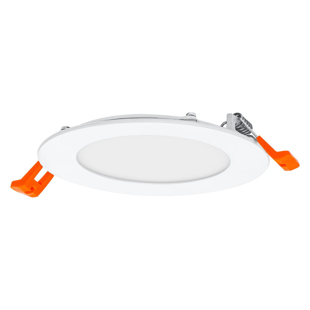 Spot LED Extra-plat Encastré Blanc 8W 4000K 550 lumens 110° Découpe 105mm ×120mm
