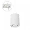 Spectrum CHLOE GU10 blanc rail de 3 phases, réglable, boîtier en aluminium IP20 250V, utilisation intérieure 93x124 mm