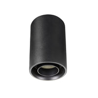 Spectrum Chloe black GU10 spot, adjustable round surface fixture IP20 for indoor lighting
