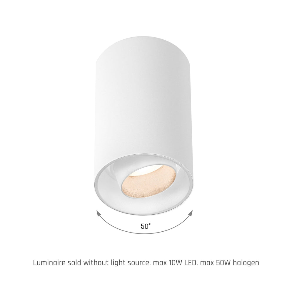 Spectrum Chloe Spot GU10 white adjustable IP20 - ideal for indoor lighting - energy-efficient and sustainable design