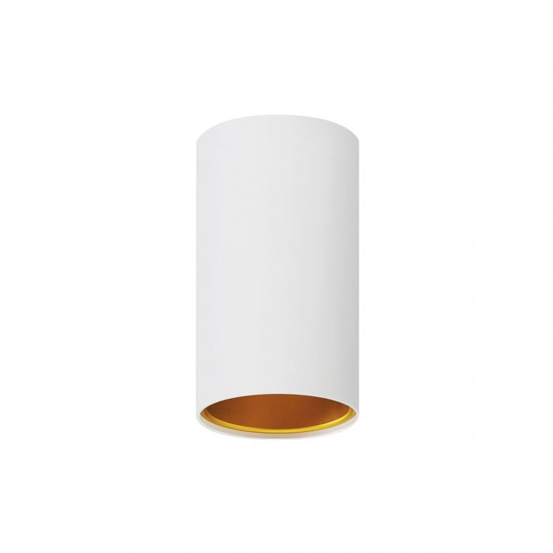 Spectrum Chloe GU10 white gold spot, IP20, aluminum, 17,000 hours, 250V, surface mounted, not adjustable