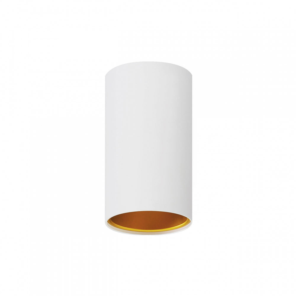 Spectrum Chloe GU10 white gold spot, IP20, aluminum, 17,000 hours, 250V, surface mounted, not adjustable