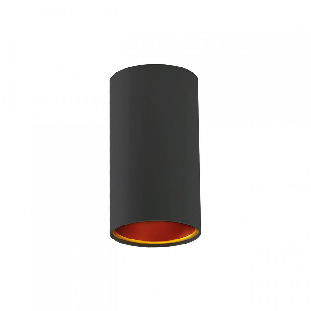 Spectrum chloe GU10 spot black gold, IP20, aluminum housing, non-adjustable, indoor lighting, 250V
