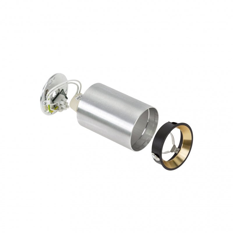 Spectrum Chloe Mini P20 LED spotlight silver 4000K 250V, GU10, 17000 hours lifespan, IP20, surface mount