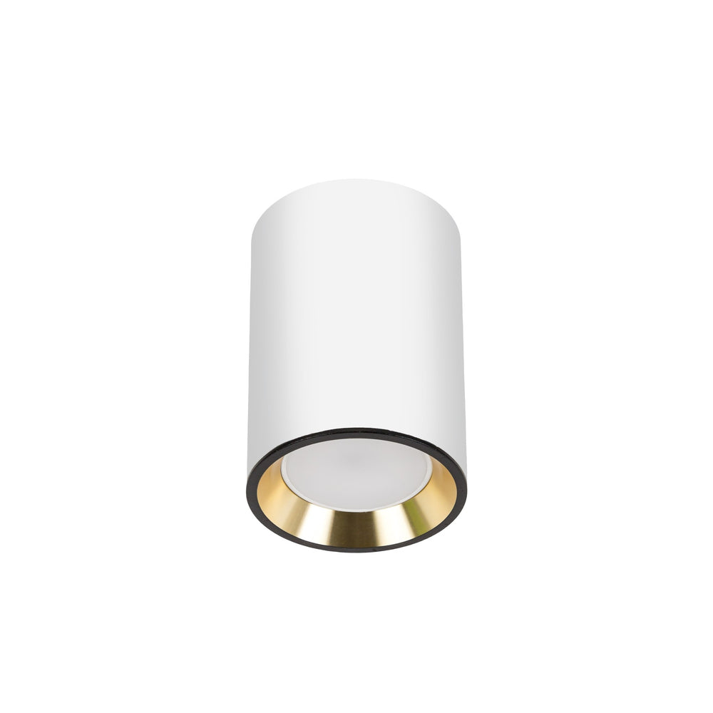 Led plafondspot chloe mini with GU10 fitting in white/gold by spectrum