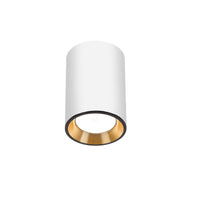 Led plafondspot chloe mini with GU10 fitting in white/gold by spectrum