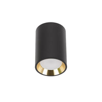 Projecteur de plafond LED mini Chloe noir/or 1x montage GU10