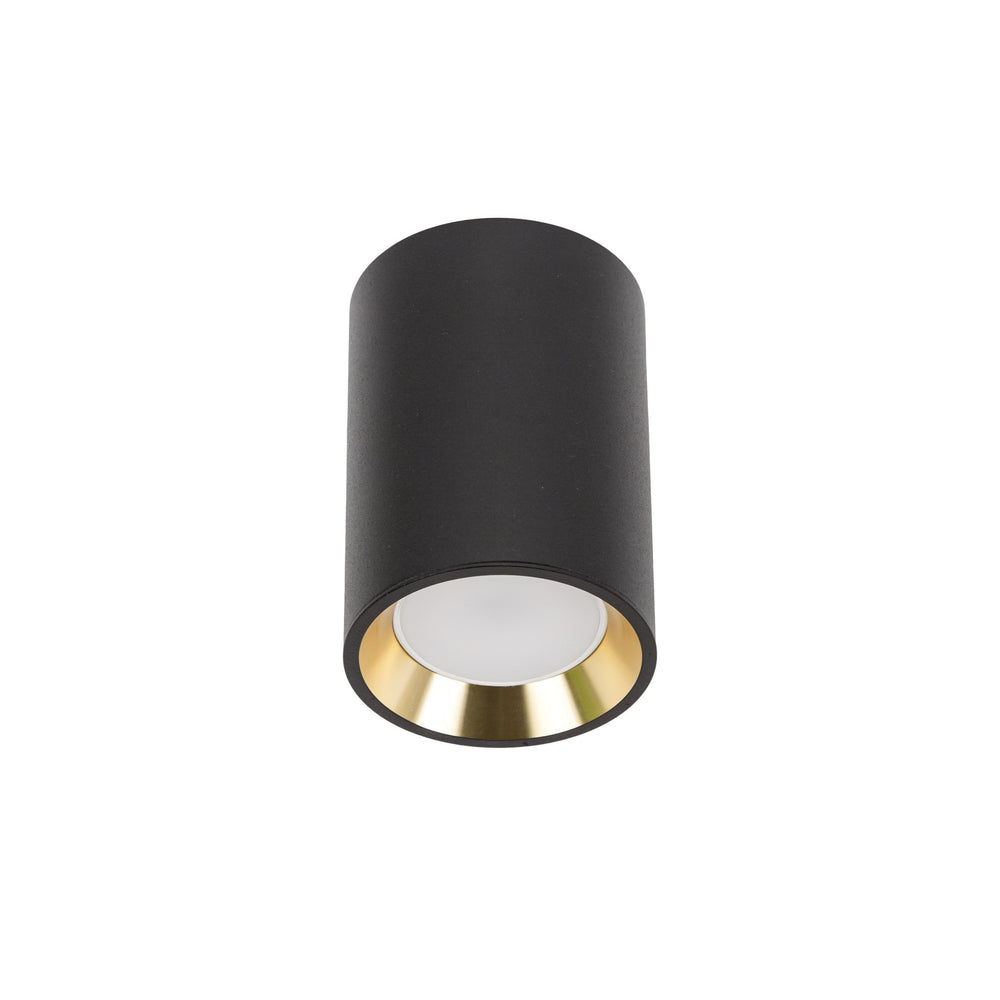 Projecteur de plafond LED mini Chloe noir/or 1x montage GU10