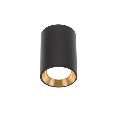 Projecteur de plafond LED mini Chloe noir/or 1x montage GU10