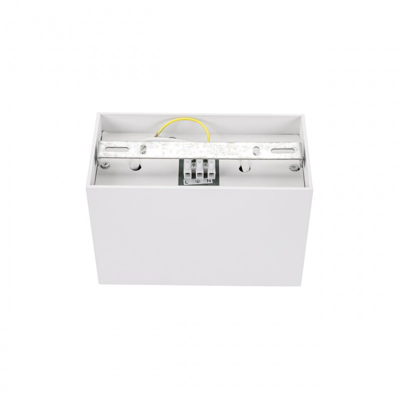 Spectrum adjustable GU10 rectangular white spot, IP20 indoor, aluminum housing, 250V, 17000h lifespan