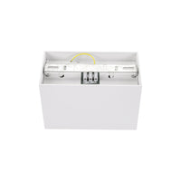 Spectrum adjustable GU10 rectangular white spot, IP20 indoor, aluminum housing, 250V, 17000h lifespan