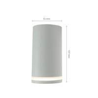 Spectrum Chloe GU10 surface light, white, IP20, aluminum, 230V, indoor use, easy install, modern, energy-efficient