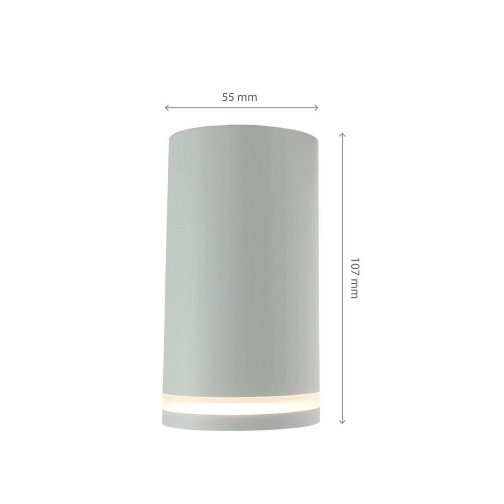Spectrum Chloe GU10 surface light, white, IP20, aluminum, 230V, indoor use, easy install, modern, energy-efficient