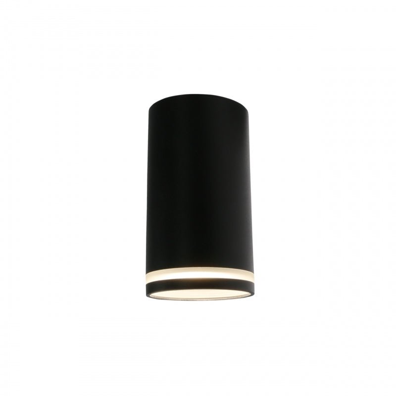 Spectrum Chloe ring GU10 surface-mounted, IP20 black aluminum, 230V indoor, durable lighting solution, easy install