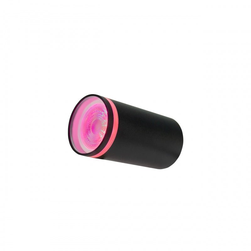 Spectrum Chloe ring GU10 surface-mounted, IP20 black aluminum, 230V indoor, durable lighting solution, easy install