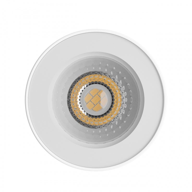 Spectrum CHLOE GU10 LED ceiling spotlight white round 70x90mm IP44 waterproof and energy efficient for indoor use
