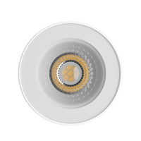 Spectrum CHLOE GU10 LED ceiling spotlight white round 70x90mm IP44 waterproof and energy efficient for indoor use