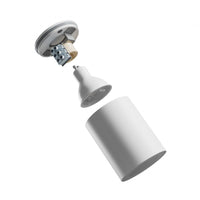Spectrum CHLOE GU10 LED ceiling spotlight white round 70x90mm IP44 waterproof and energy efficient for indoor use