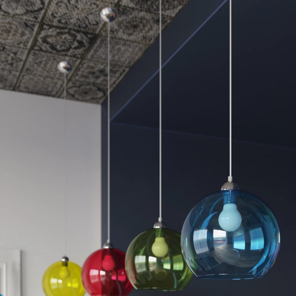 Sollux Lighting BALL LED pendant light, 220-240V, IP20, 50W max, Matte Gold Champagne finish, CE RoHS