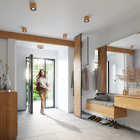 Sollux Lighting BASIC 1 ceiling spot in natural wood, LED GU10, IP20, 220-240V, 50W max, CE RoHS