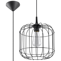 Sollux Lighting CELTA hanging lamp Black, aluminium, IP20, 220-240V, max 50W LED, CE RoHS