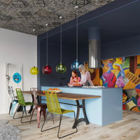 Sollux Lighting Edison hanging lamp Red, LED compatible, IP20, 220-240V, CE RoHS