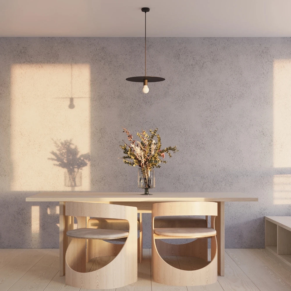 Lampe suspendue Sollux Lighting FLAVIO, Noir, aluminium, IP20, 220-240V, max 50W LED, certifiée CE RoHS