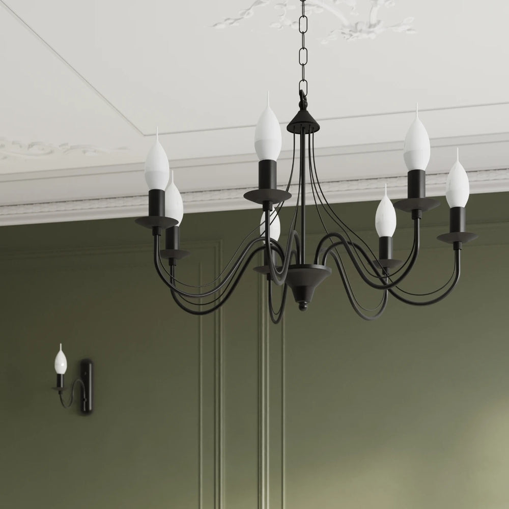 Sollux Lighting hanging lamp EDISON White, LED ready, IP20, 220-240V, modern pendant light CE RoHS