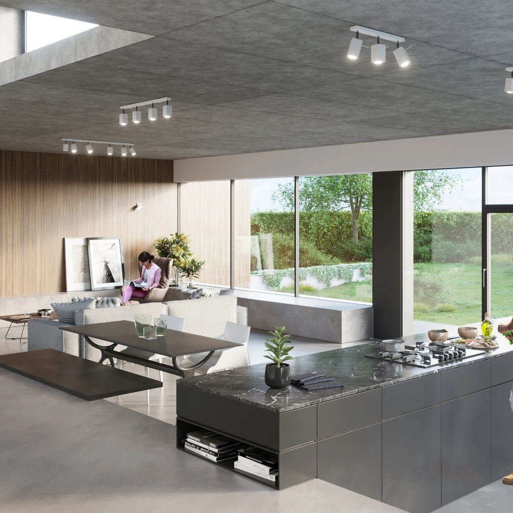 Sollux Lighting LED ceiling spot MERIDA 2 x GU10, IP20, Matte Gold Aluminium, 220-240V, CE RoHS