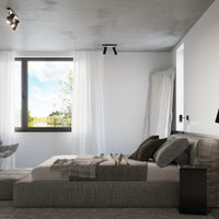 Sollux Lighting LED ceiling spotlight Black Silver, 2 x GU10, IP20, Aluminium, 220-240V, CE RoHS