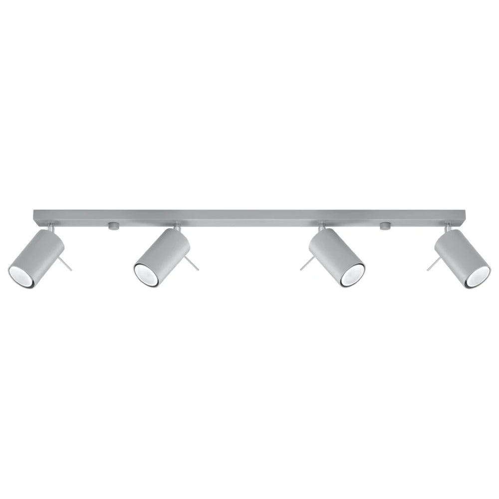 Spot encastré LED au plafond Sollux Lighting RING, 4xGU10, IP20, aluminium or mat, 220-240V, CE RoHS