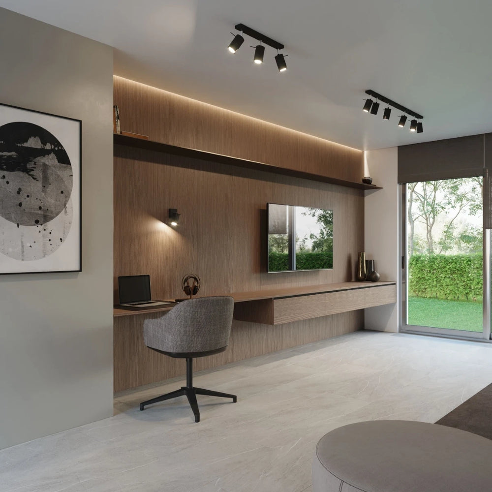 Spot encastré de plafond LED Sollux Lighting RING Noir, 2x GU10, IP20, Aluminium, CE RoHS, 220-240V