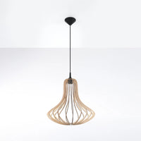 Sollux Lighting lampe suspendue LED ELZA avec douille E27, IP20, 220-240V, Aluminium Or Mat