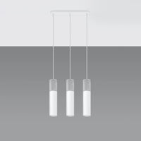 Suspension LED Sollux Lighting BORGIO, 3xGU10, IP20, 220-240V, aluminium et acier, finition or mat