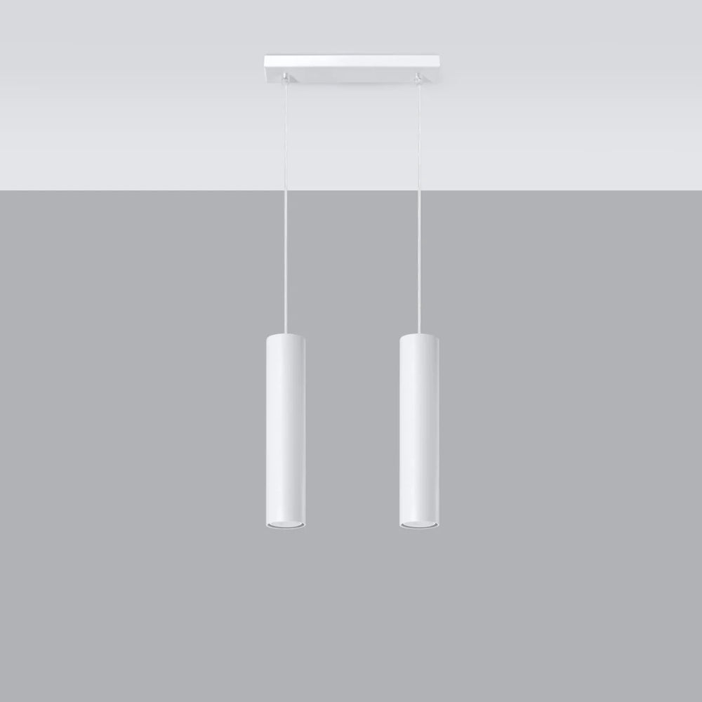 Sollux Lighting LED pendant lamp LAGOS 2xGU10, IP20, Aluminium Matte Gold, 220-240V, CE RoHS