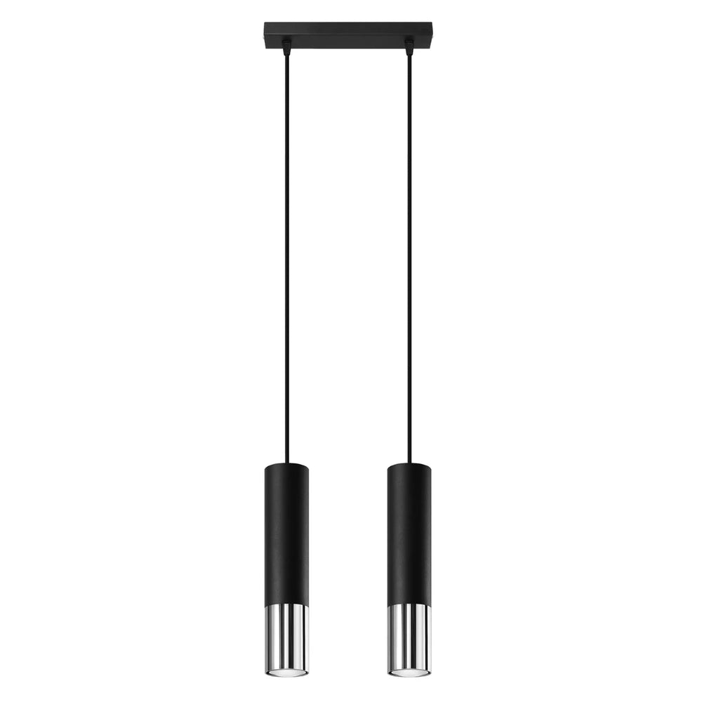 Sollux Lighting lampe suspension LED LOOPEZ 2xGU10, IP20, Aluminium Or Mat, 220-240V, CE RoHS