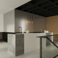 Sollux Lighting Suspension LED MOZAICA Noir Cuivre, 3xG9, 220-240V, IP20, Aluminium, CE RoHS