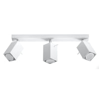 Sollux Lighting MERIDA projecteur de plafond LED Blanc 3xGU10, IP20, 220-240V, Aluminium, CE RoHS