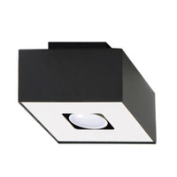 Sollux Lighting MONO 1 LED ceiling spotlight Black, IP20, 220-240V, aluminium, CRI 80, CE RoHS certified