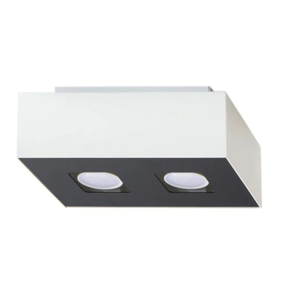 Sollux Lighting MONO 2 projecteur LED de plafond Blanc, aluminium, IP20, 220-240V, CRI 80, 50W max, CE RoHS