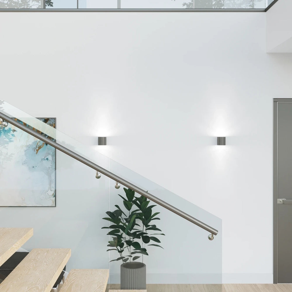 Applique murale LED Sollux Lighting ORBIS 1 Anthracite, Aluminium, Douille G9, 12W max, 220-230V, IP20 CE