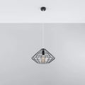 Sollux Lighting UMBERTO lampe suspension LED, Noir, IP20, Aluminium, 220-240V, max 50W, CE RoHS