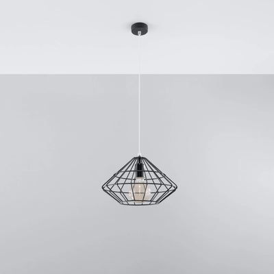 Sollux Lighting UMBERTO lampe suspension LED, Noir, IP20, Aluminium, 220-240V, max 50W, CE RoHS