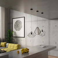 Sollux Lighting UMBERTO LED pendant lamp, Black, IP20, Aluminium, 220-240V, max 50W, CE RoHS